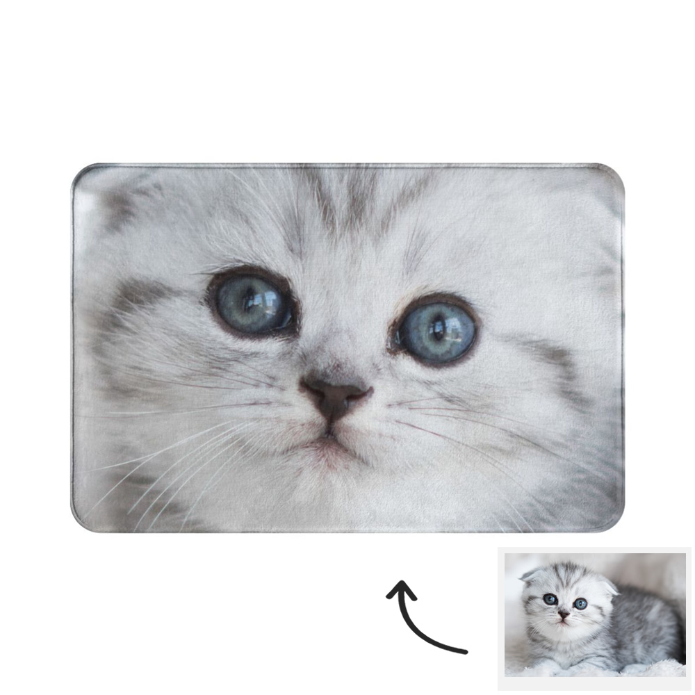 Custom Close-up Photo Doormat With Pet Face