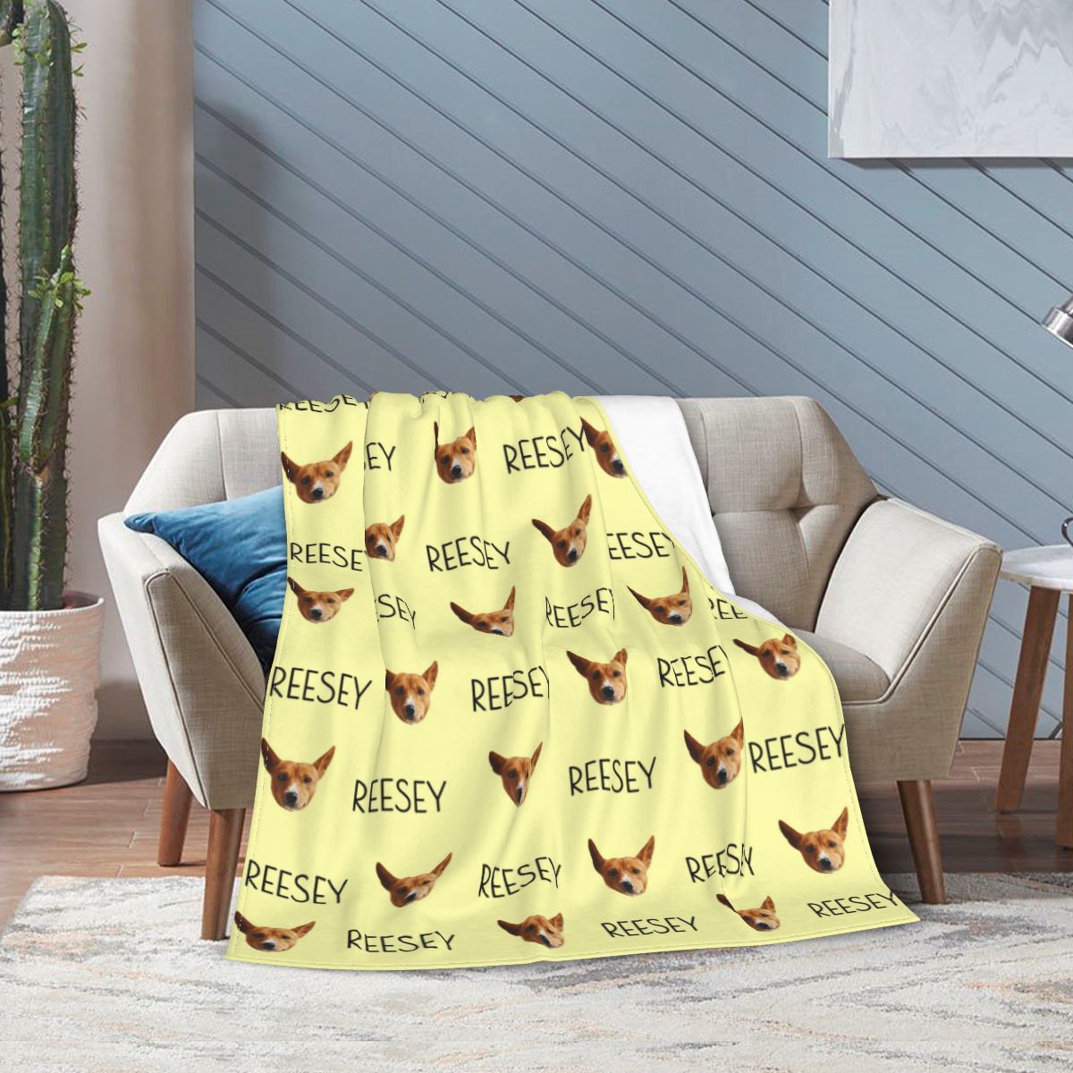 Custom Pet Photo Blankets