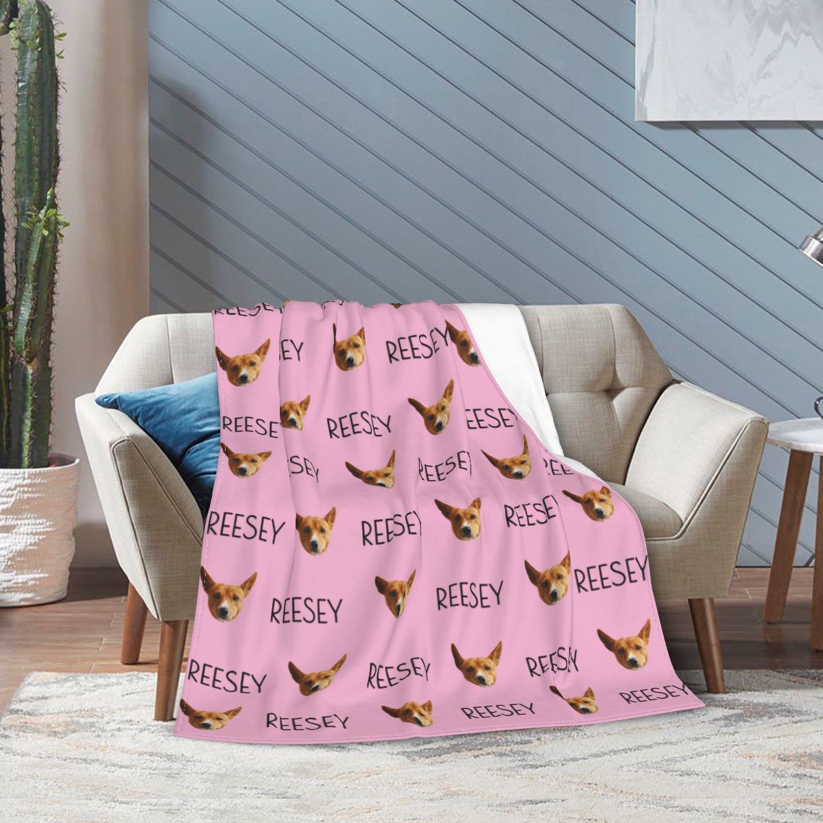 Custom Pet Photo Blankets