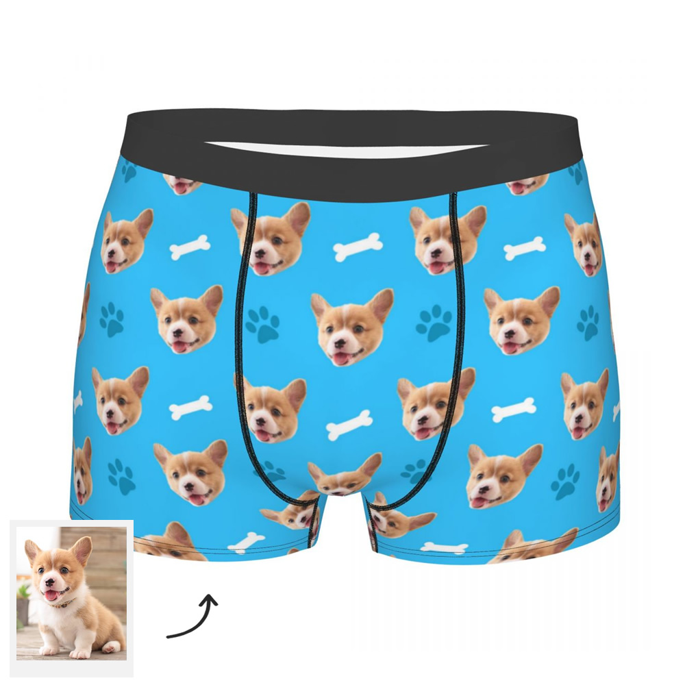 Custom Dog Face Boxer Shorts