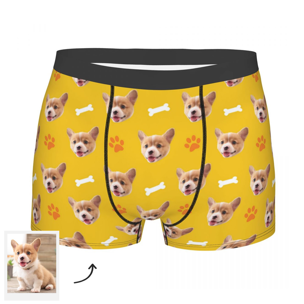 Custom Dog Face Boxer Shorts