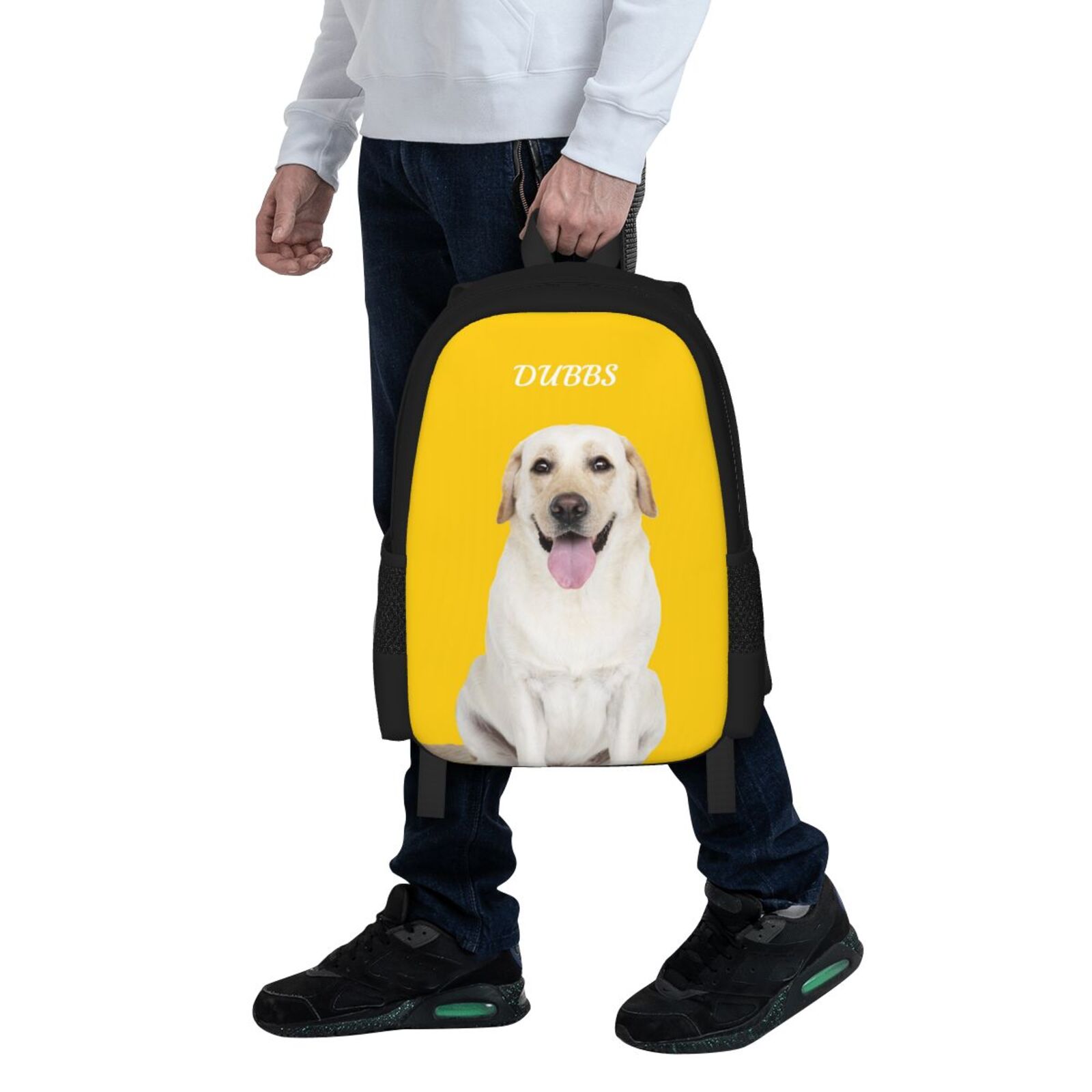 Custom Dog Backpack With Text