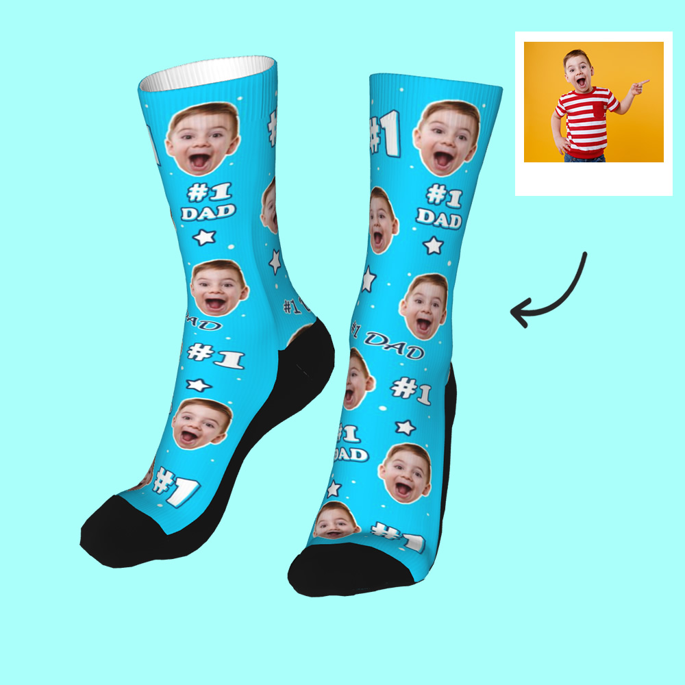Personalized Face Socks For Father's Day