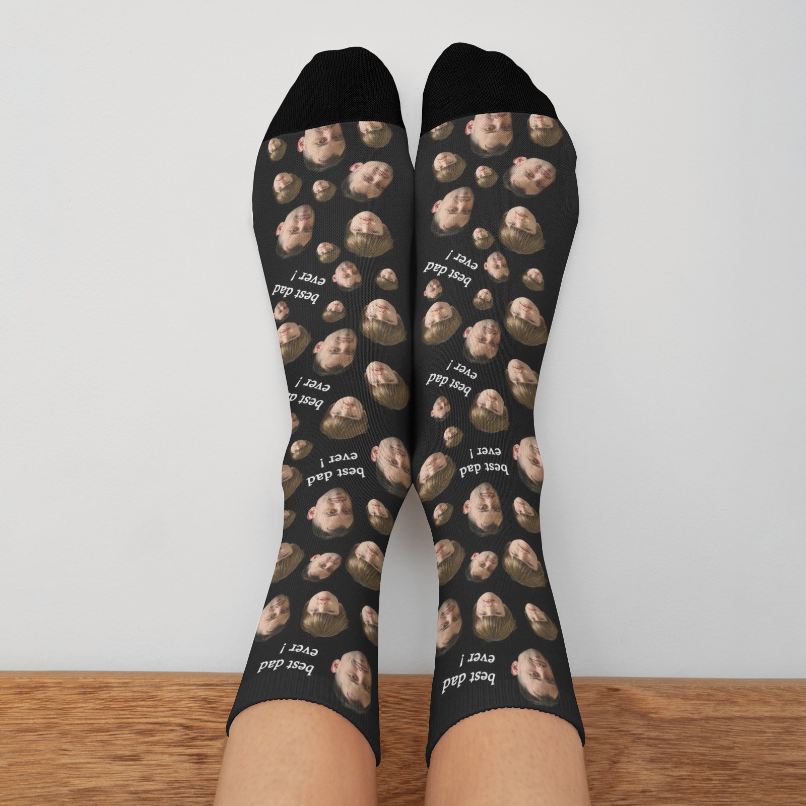 Custom Face Socks To Be Best Dad Ever